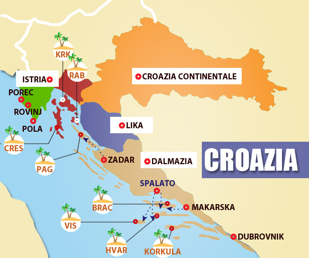 Mappa-zone-della-Croazia