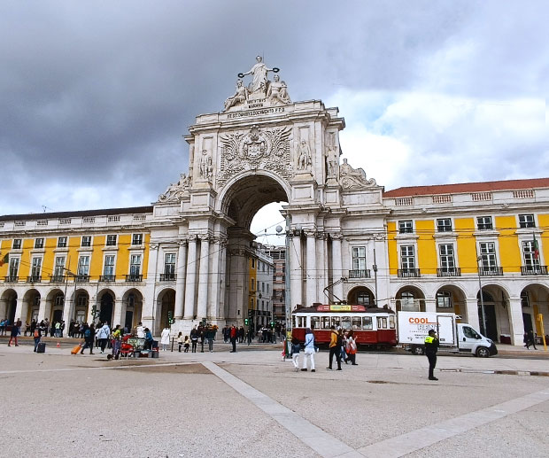 piazza del commercio Lisbona